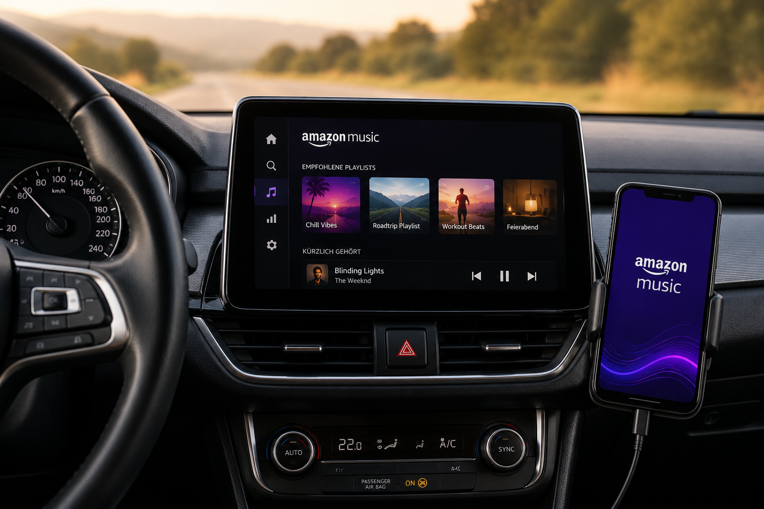 Amazon Music Musik entdecken, Playlists erstellen und herunterladen