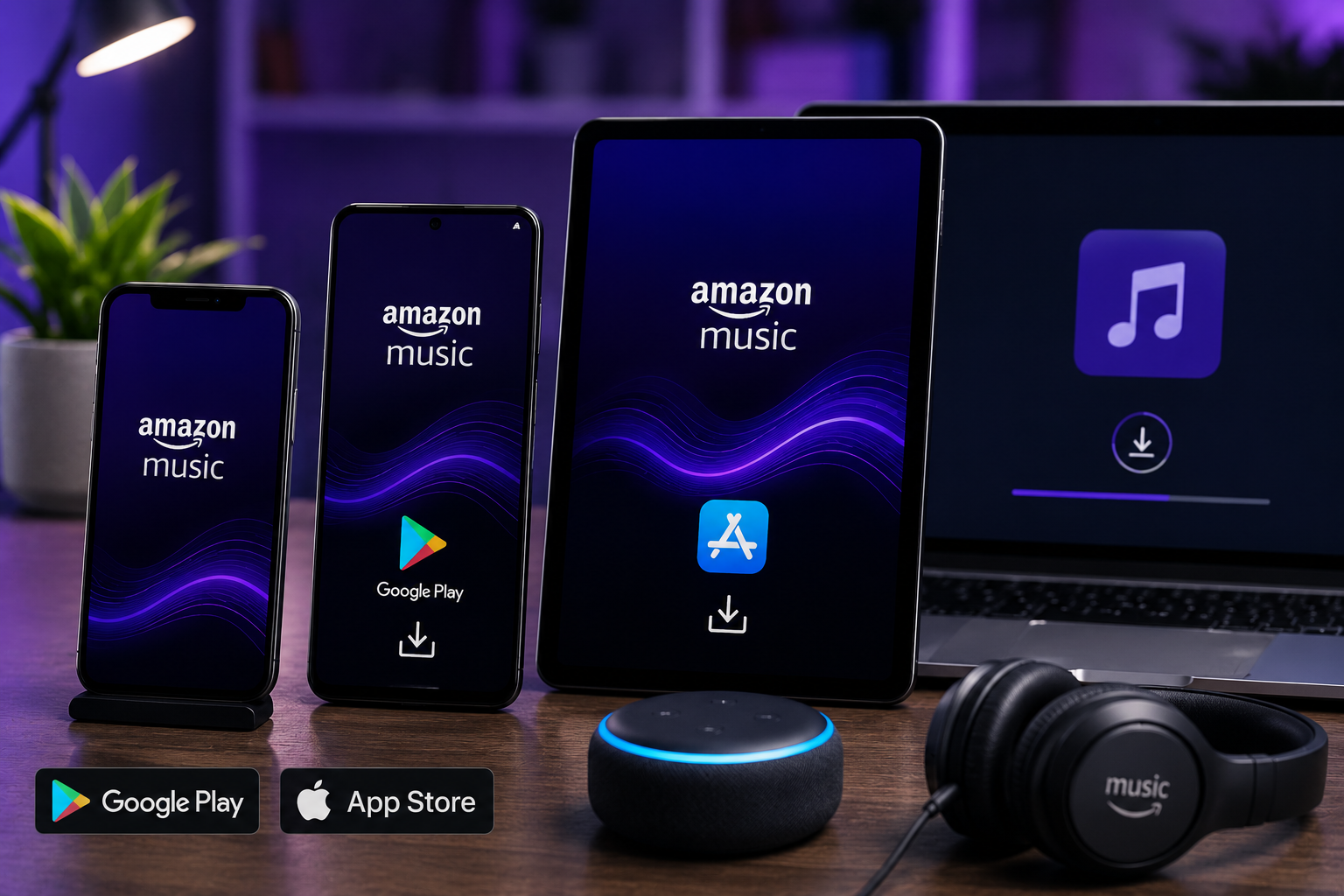 Amazon Music Musik hören, speichern und mit Alexa steuern