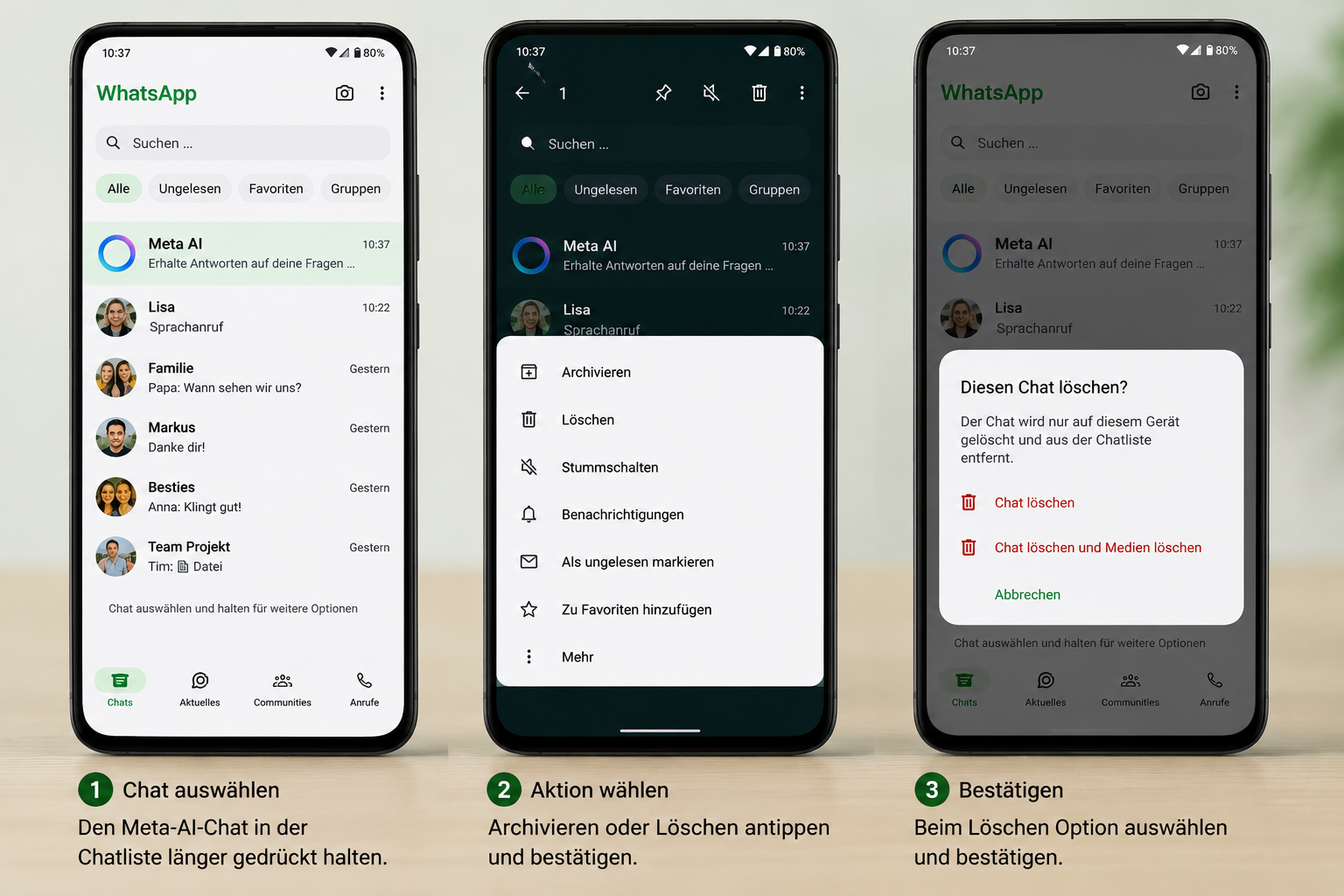 Blauer Kreis bei WhatsApp Was bedeutet das neue Symbol