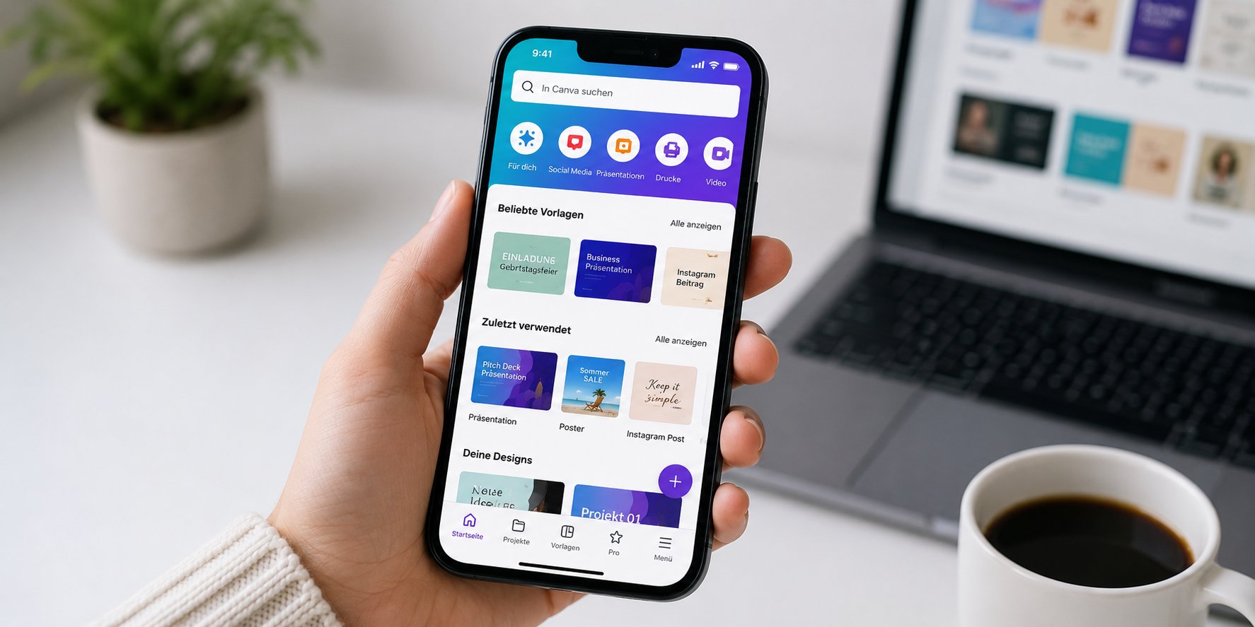Canva App Funktionen, Download und sichere Nutzung