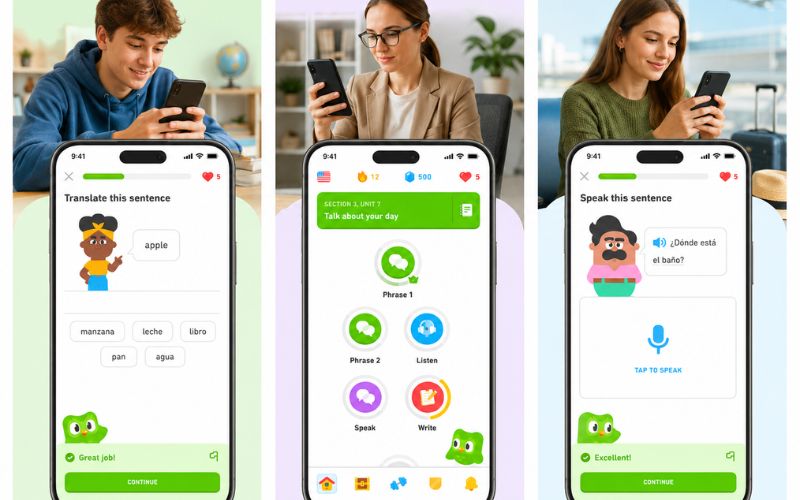 Duolingo Lernen Sie Sprachen mit nur wenigen Minuten täglich