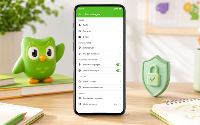 Duolingo Sprachtraining für unterwegs und zu Hause