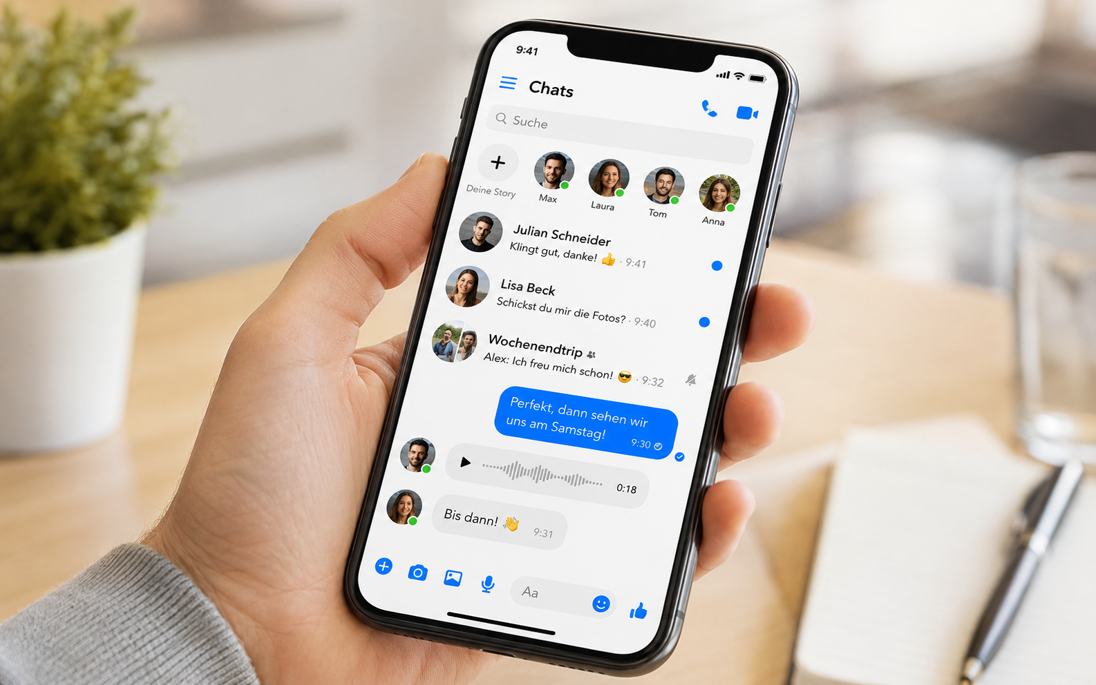 Messenger Einfach verbunden bleiben