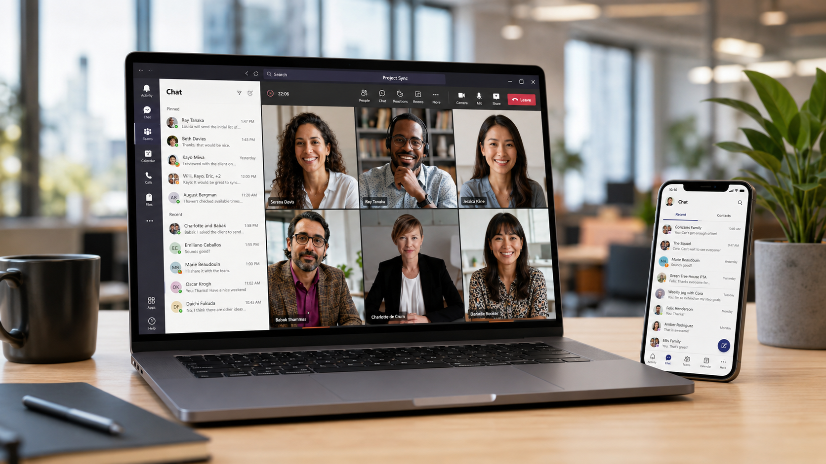 Microsoft Teams Chat, Meetings und Zusammenarbeit