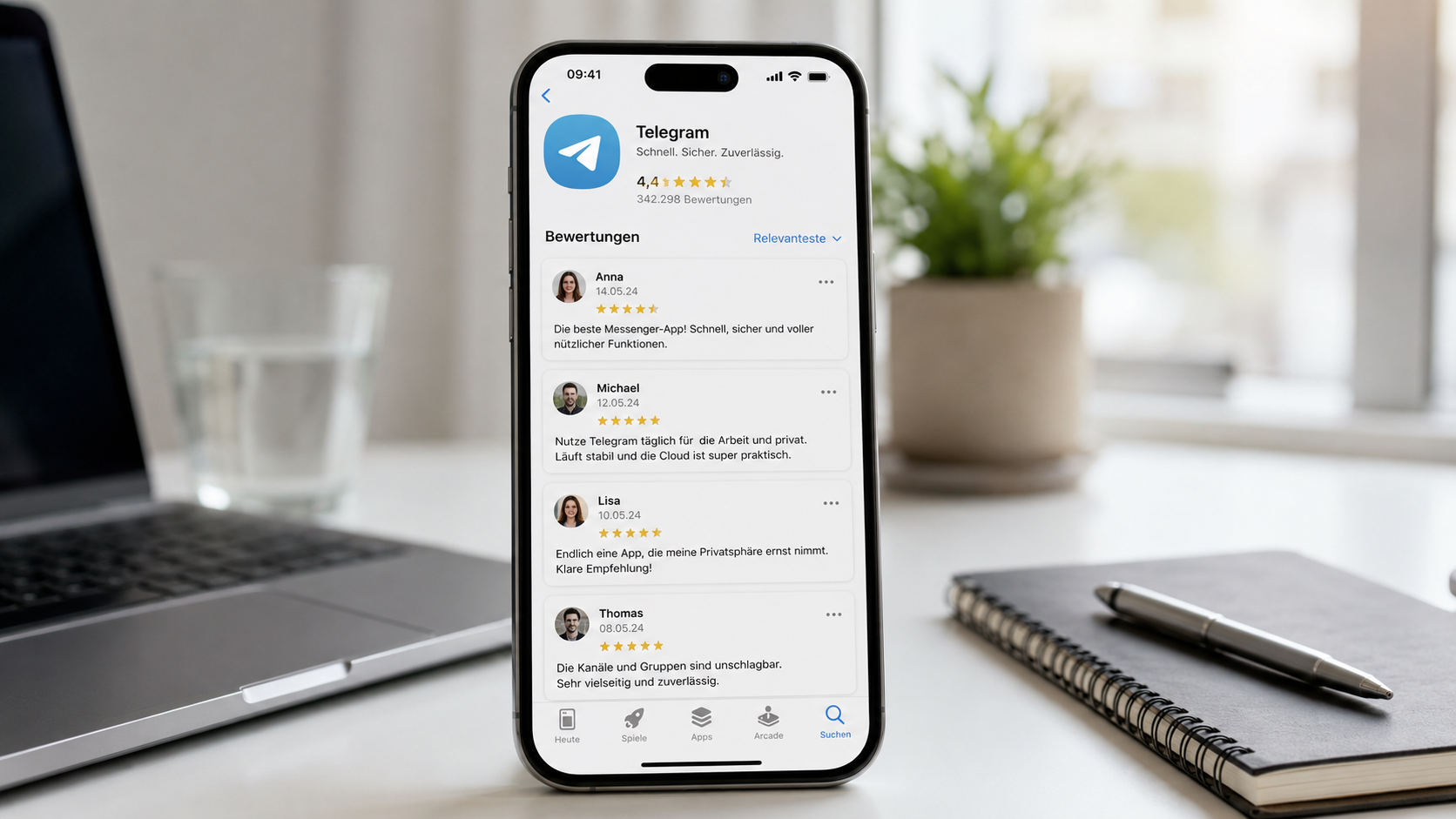 Telegram App Nachrichten, Gruppen & sichere Kommunikation