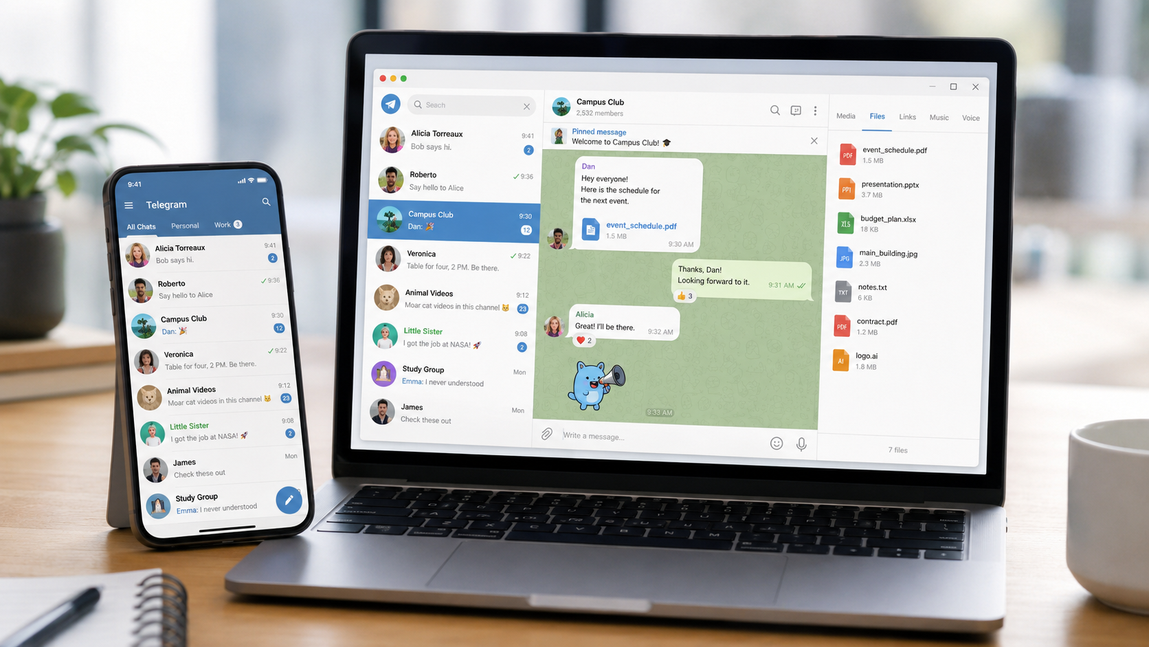 Telegram App Sicher chatten und Gruppen verwalten
