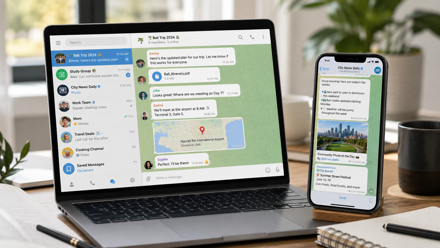 Telegram Chat, Groups & Security Guide