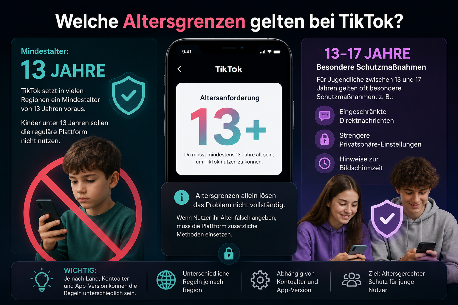 TikTok Alterskontrolle 2026 Alle Änderungen auf einen Blick
