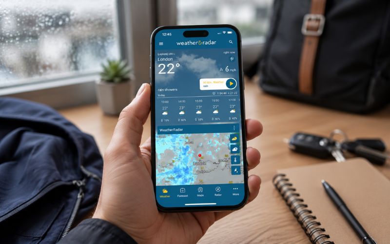 Weather & Radar météo, radar pluie et alertes en temps réel