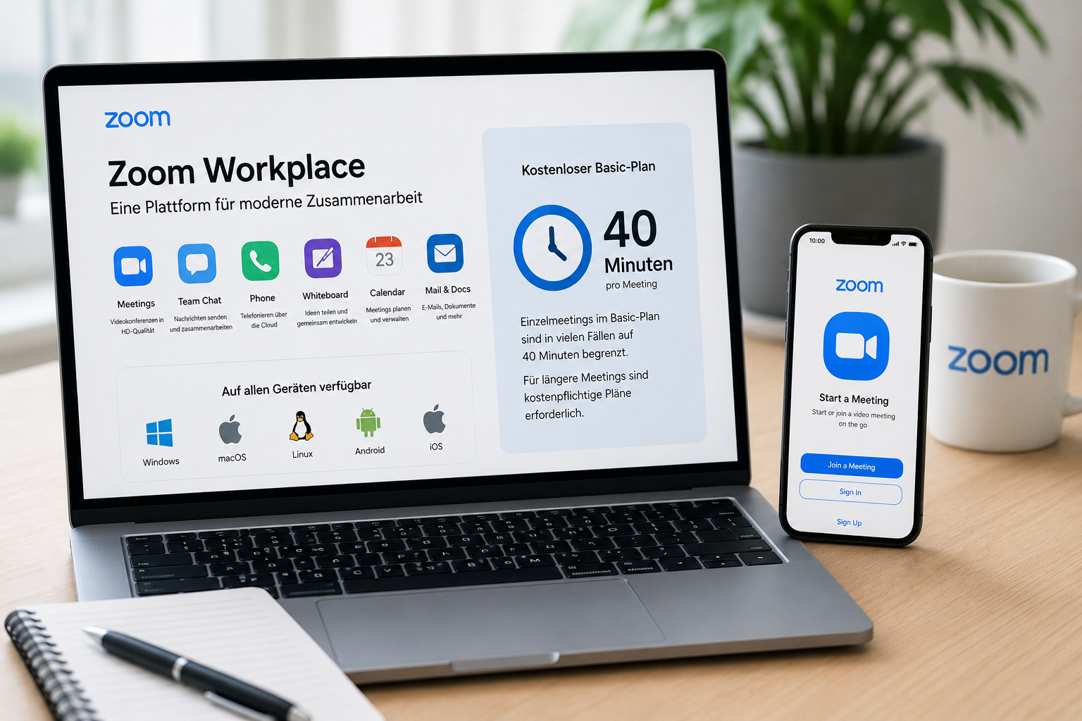Zoom App Online-Meetings einfach und sicher nutzen