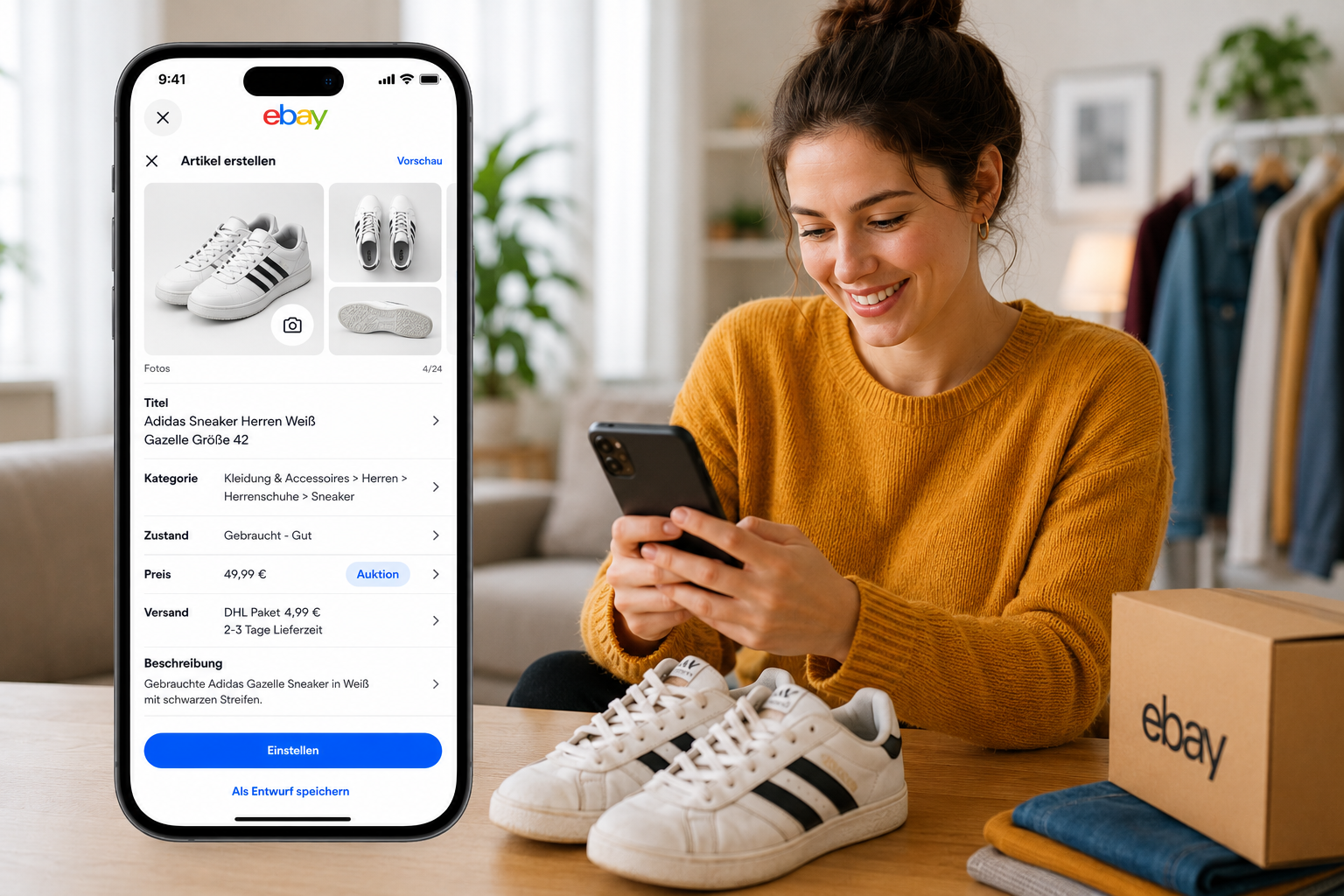 eBay App Angebote finden, bevor sie weg sind