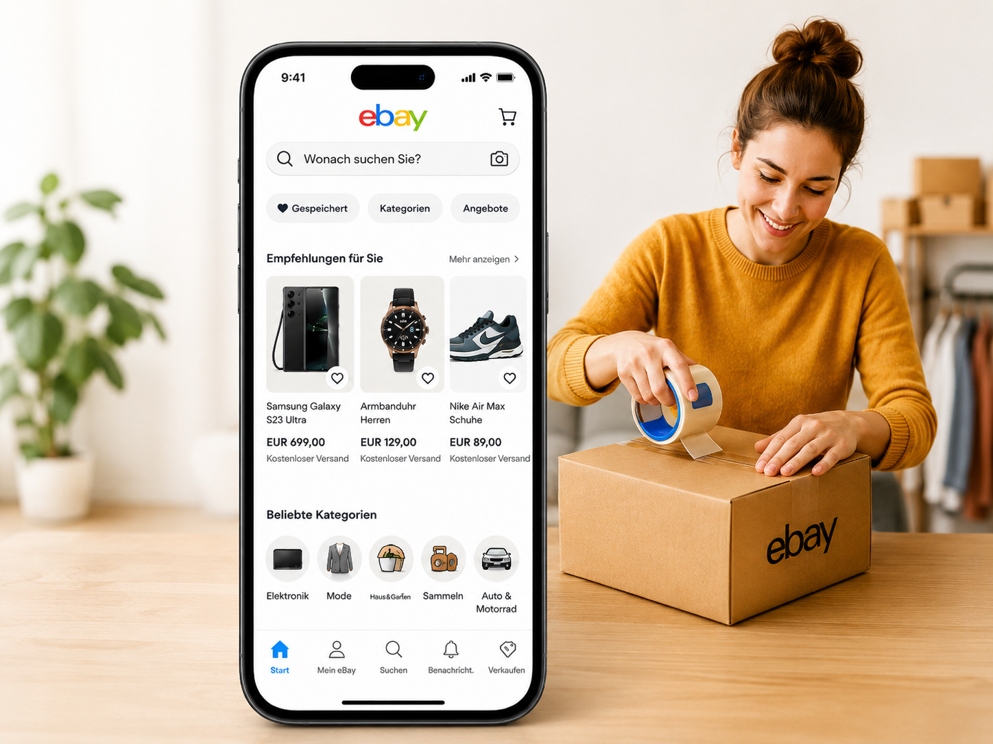 eBay App Kaufen und verkaufen per Handy