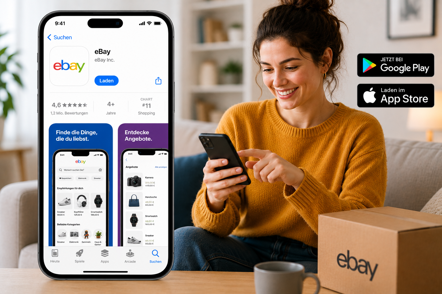 eBay App Mehr aus ungenutzten Dingen machen